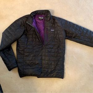 Patagonia Jacket - size Large Half Zipper plus pocket zipper